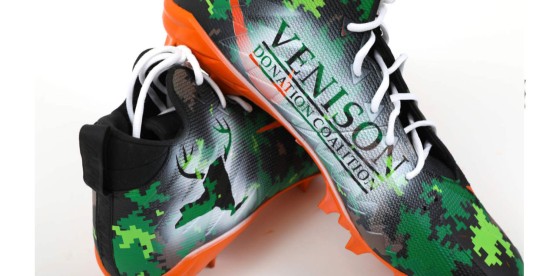 Buffalo Bills Trent Murphy's Venison Donation Coalition Cleats